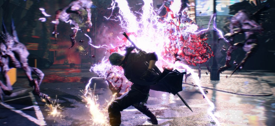 Gamescom 2018: безумный экшен и Данте, дерущийся мотоциклом, в геймплее Devil May Cry 5