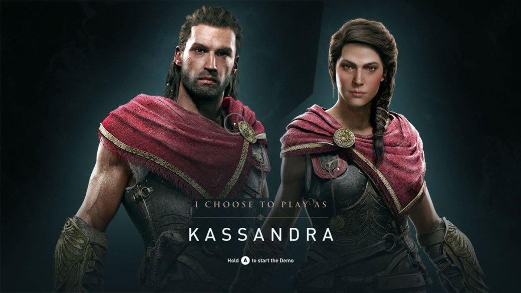 В Assassinʼs Creed Odyssey будет только один каноничный герой. Угадайте, Кассандра или Алексиос?. - Изображение 1 В Assassinʼs Creed Odyssey будет только один каноничный герой. Угадайте, Кассандра или Алексиос?. - Изображение 1