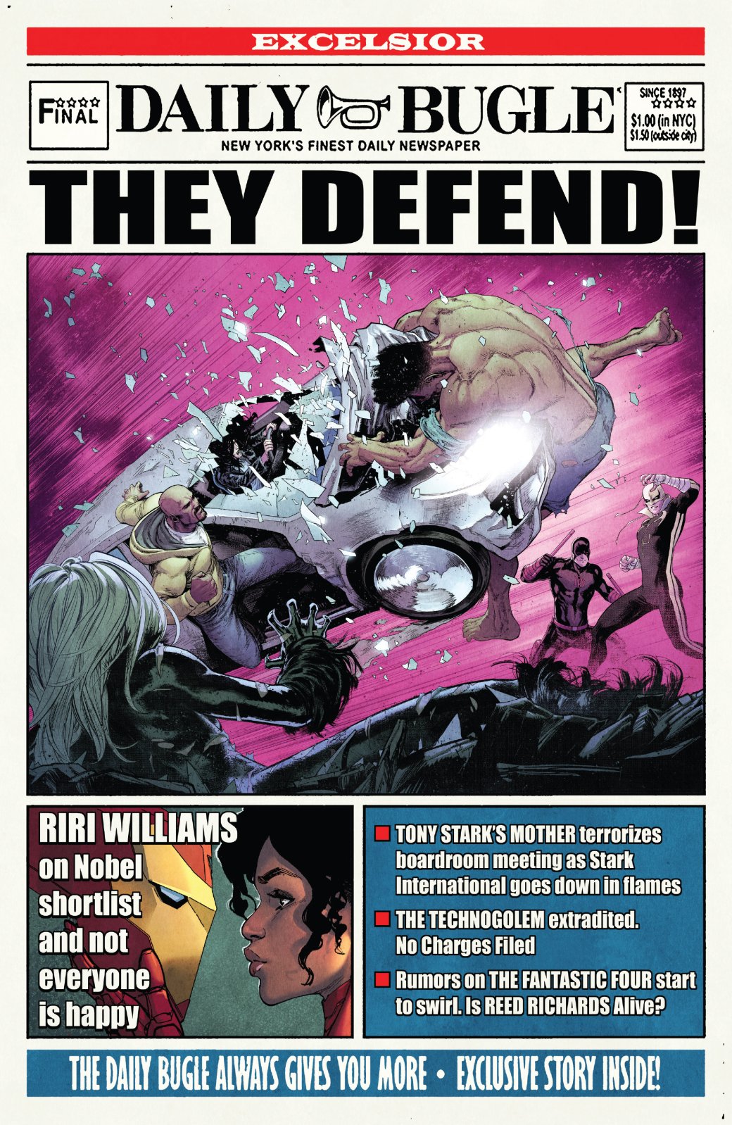 Протеже Тони Старка в комиксах Marvel номинировали на Нобелевскую премию. - Изображение 1