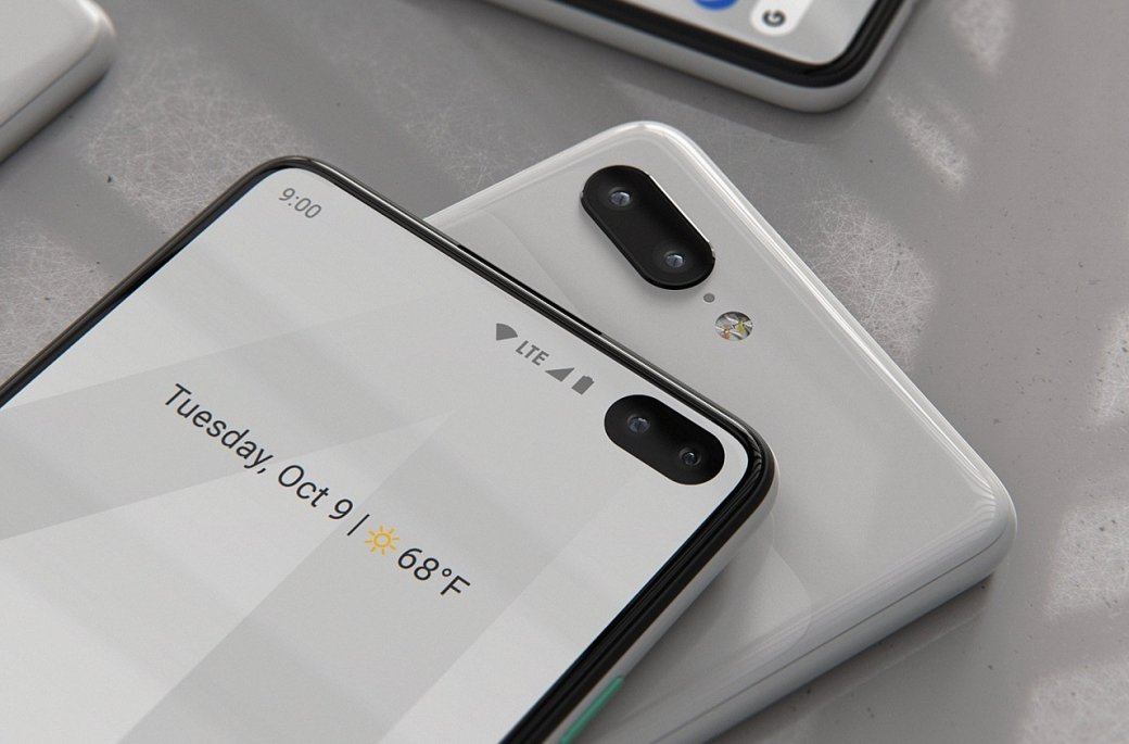 Опубликовано первое официальное фото Google Pixel 4 XL