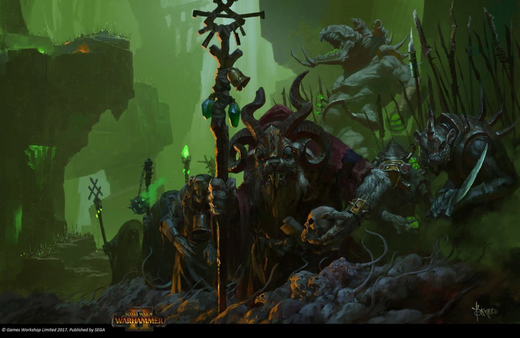 Взгляните на потрясающие концепт-арты Total War: Warhammer II. - Изображение 2 Взгляните на потрясающие концепт-арты Total War: Warhammer II. - Изображение 2