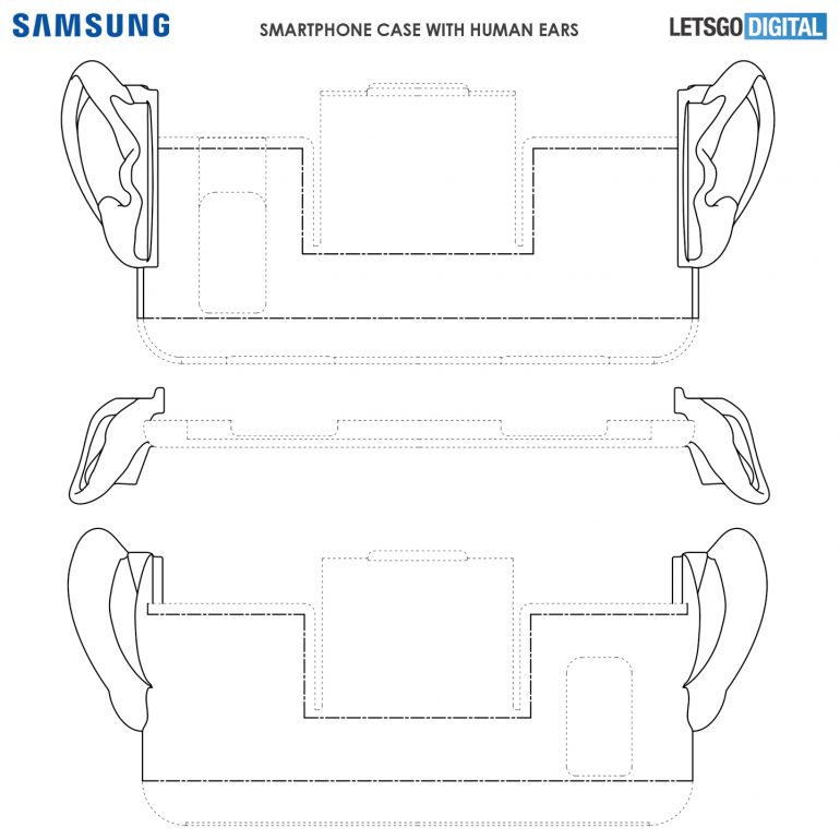 Samsung готовит к выходу чехол со съемными человеческими ушами